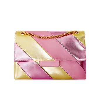 Gold stripes bag