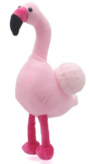 Knuffel flamingo 32 cm